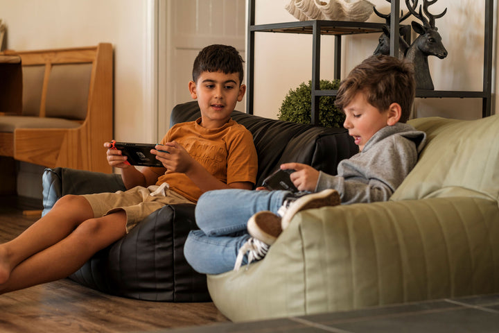 Black - Kids Beanbag Lounger